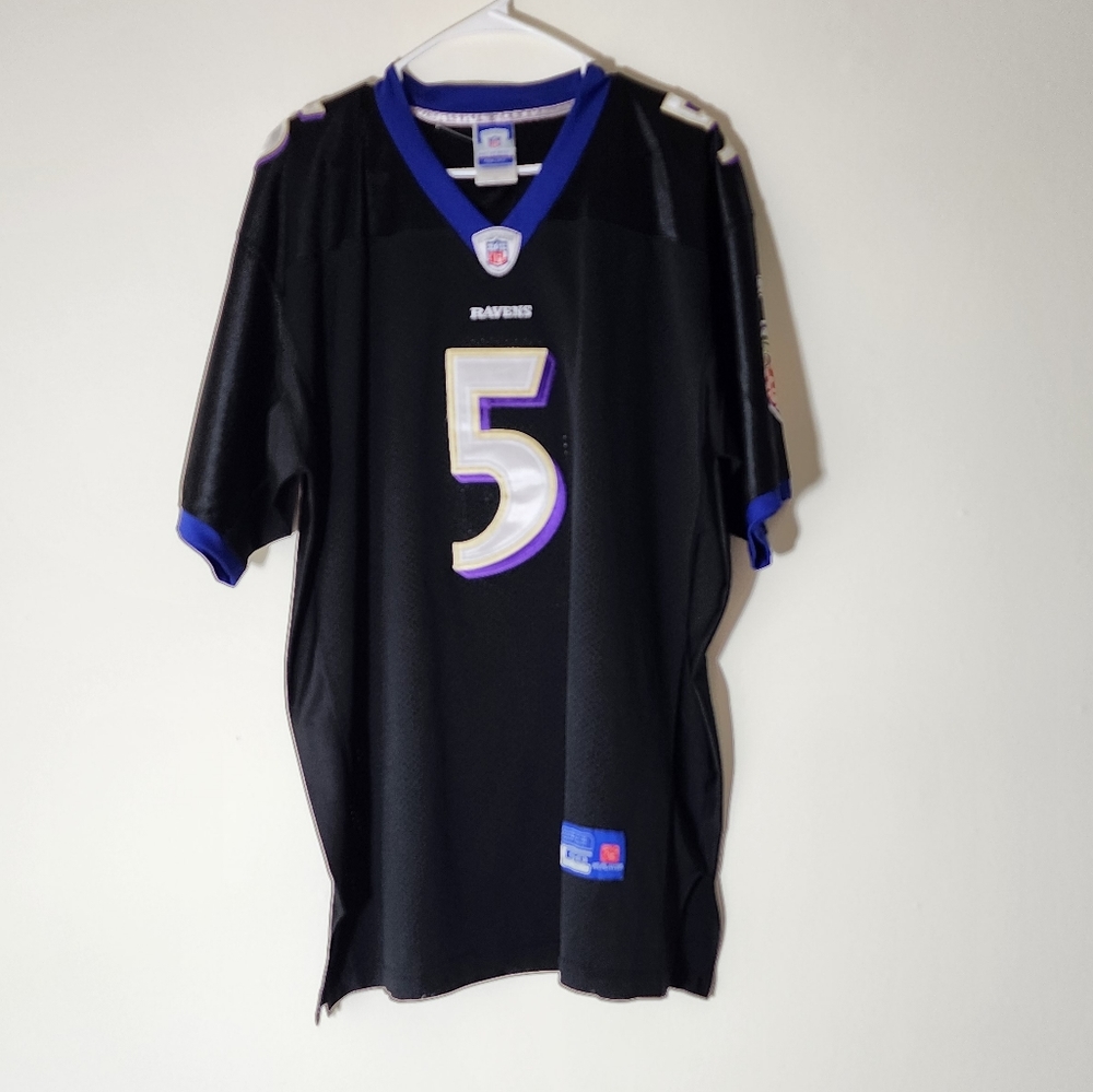 NFL black  Baltimore Joe Flacco Ravens size 50